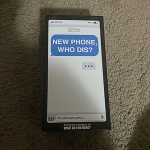 New phone who dis? Game